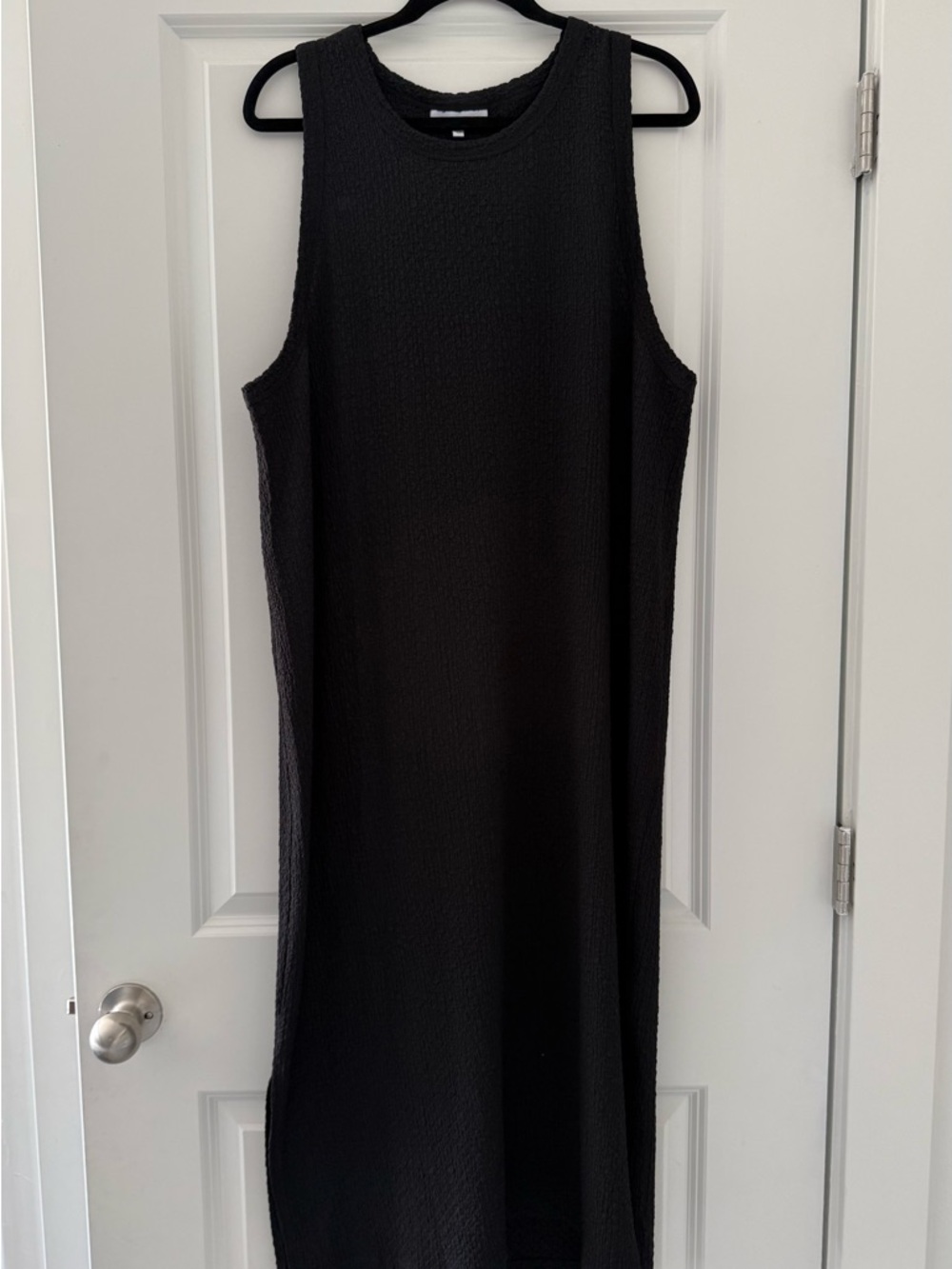 Motherhood Maternity Summer Black Sleeveless Maxi Dress